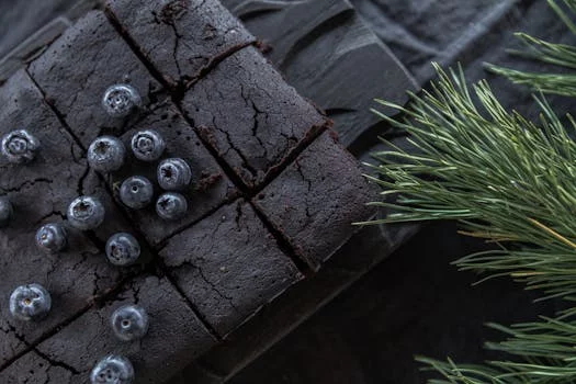 dessert platter chocolate brownies